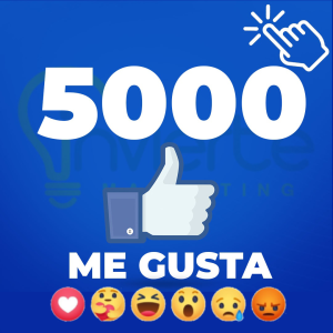 FACEBOOK 5,000 Me gusta - Me encanta - Me entristece - Me importa - Me asombra - Me enoja (publicación, fotos o video)